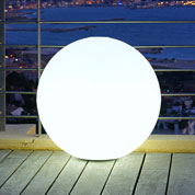 Bola Luminosa Blanca toma elctrica -  50 cm
